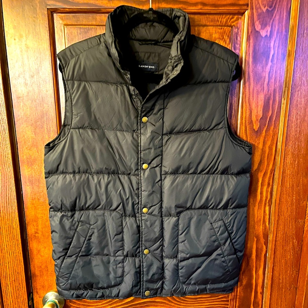 Black down vest